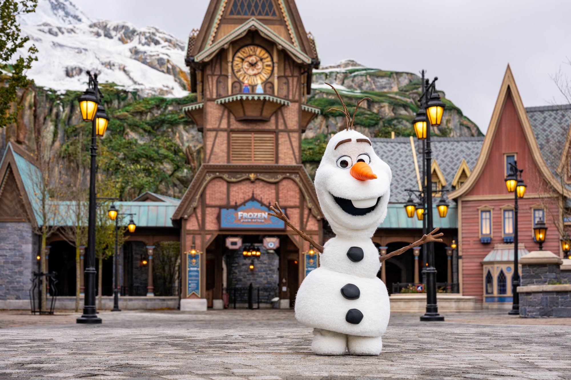 Zona World of Frozen con el reino de Arendelle en Disneyland Paris